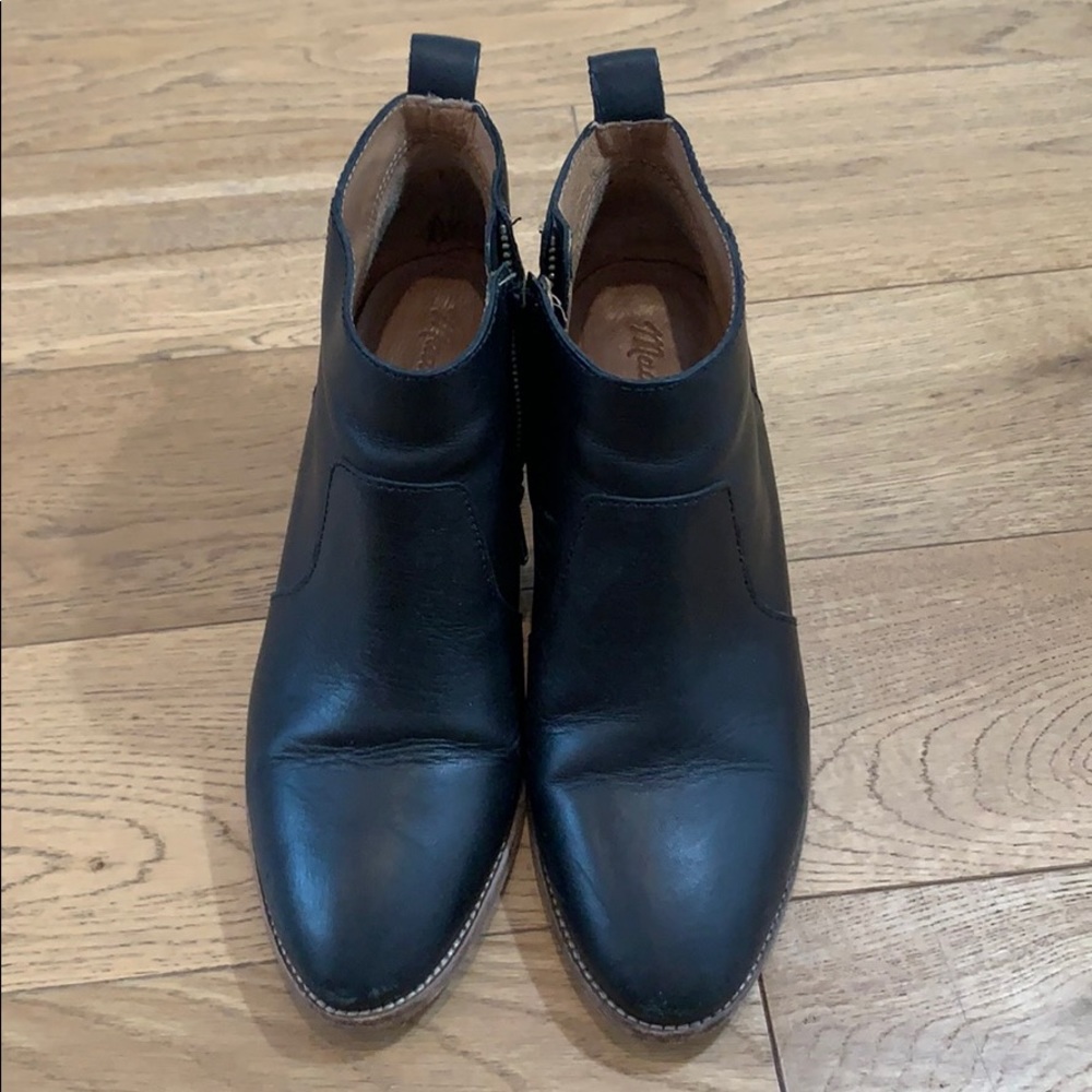 Black Madewell Brenner Ankle Booties